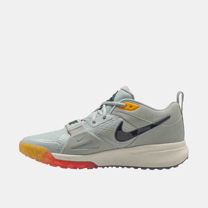 Side medial view of the Men's Nike Diamond Elite Turf Baseball Shoes.