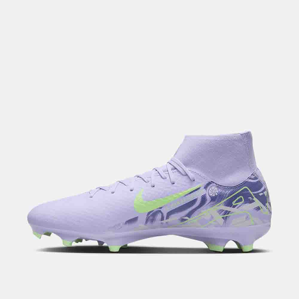 Side medial view of the Nike Mercurial Superfly 10 Academy Soccer Cleats.
