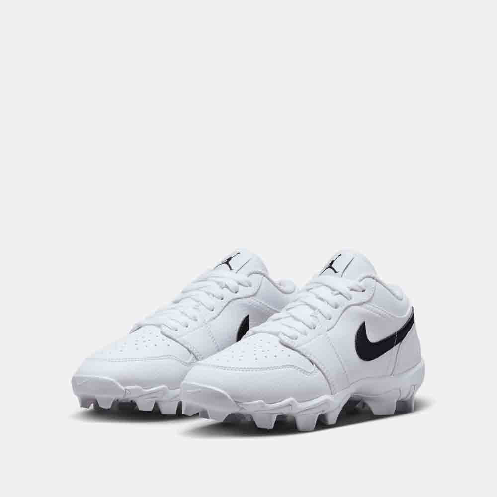Front view of the Kids' Jordan 1 Low Football Cleats.