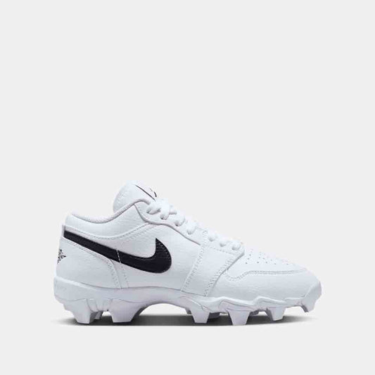 Side view of the Kids' Jordan 1 Low Football Cleats.