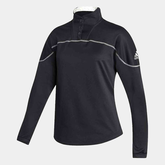Adidas Women's Stadium 1/4 Zip Snap Sleeve - SV SPORTS