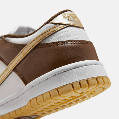 Up close, rear view of the Nike Kids' Dunk Low.