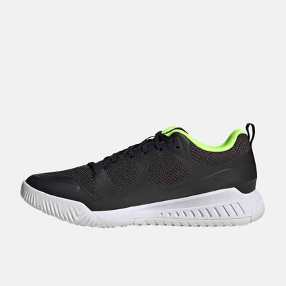 Side medial view of Women's Adidas Court Team Bounce 2.0.