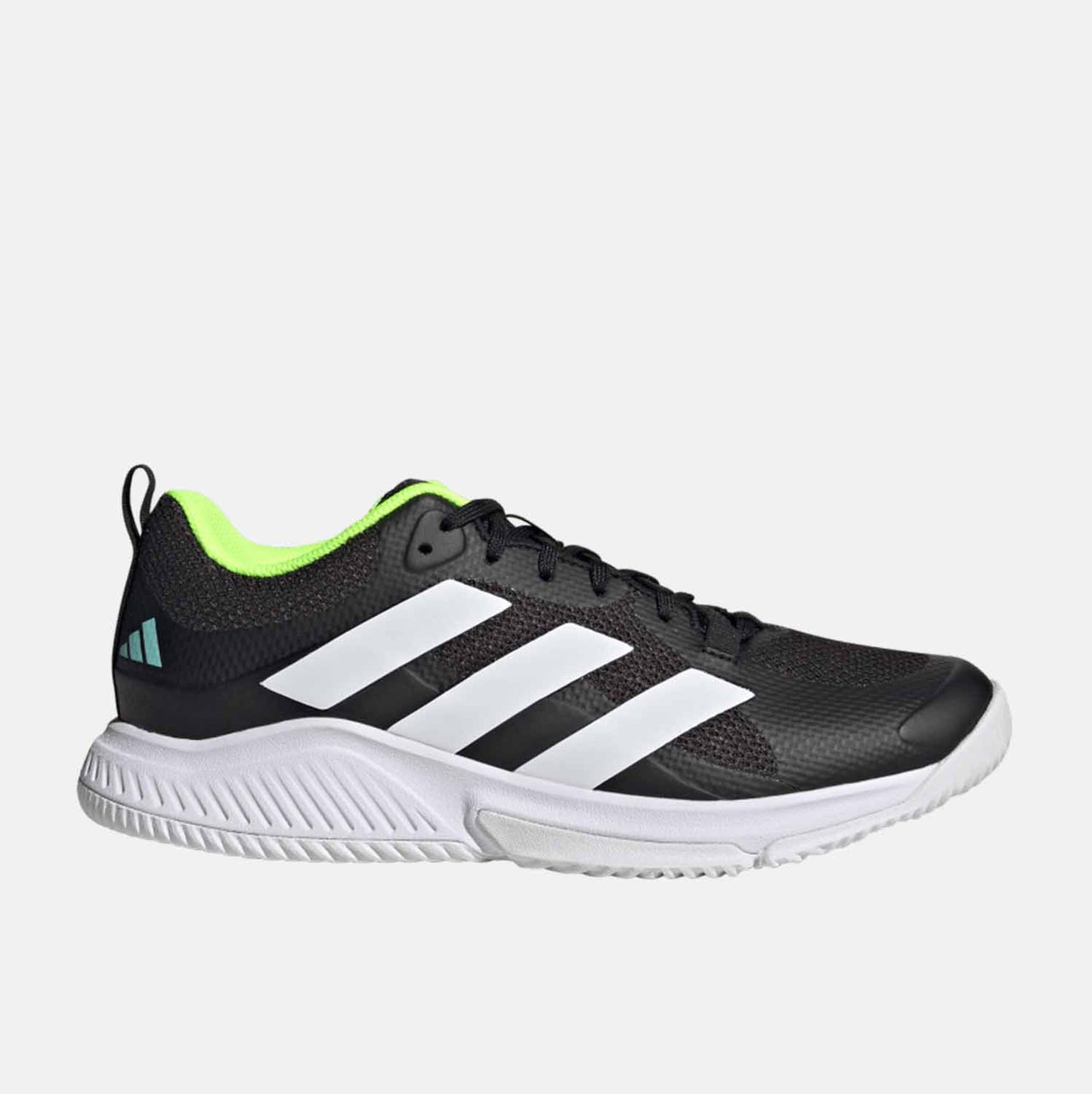 Side view of Women's Adidas Court Team Bounce 2.0.