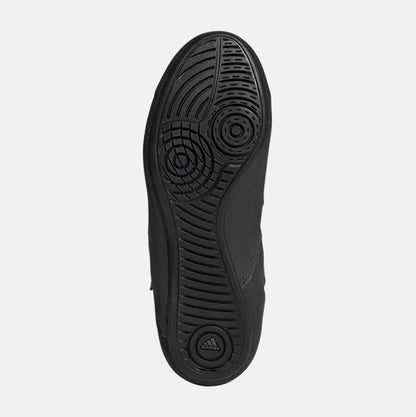 Bottom view of Adidas Youth HVC 2 Wrestling Shoes.