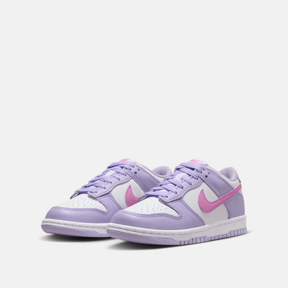 Front view of the Nike Kids' Dunk Low.