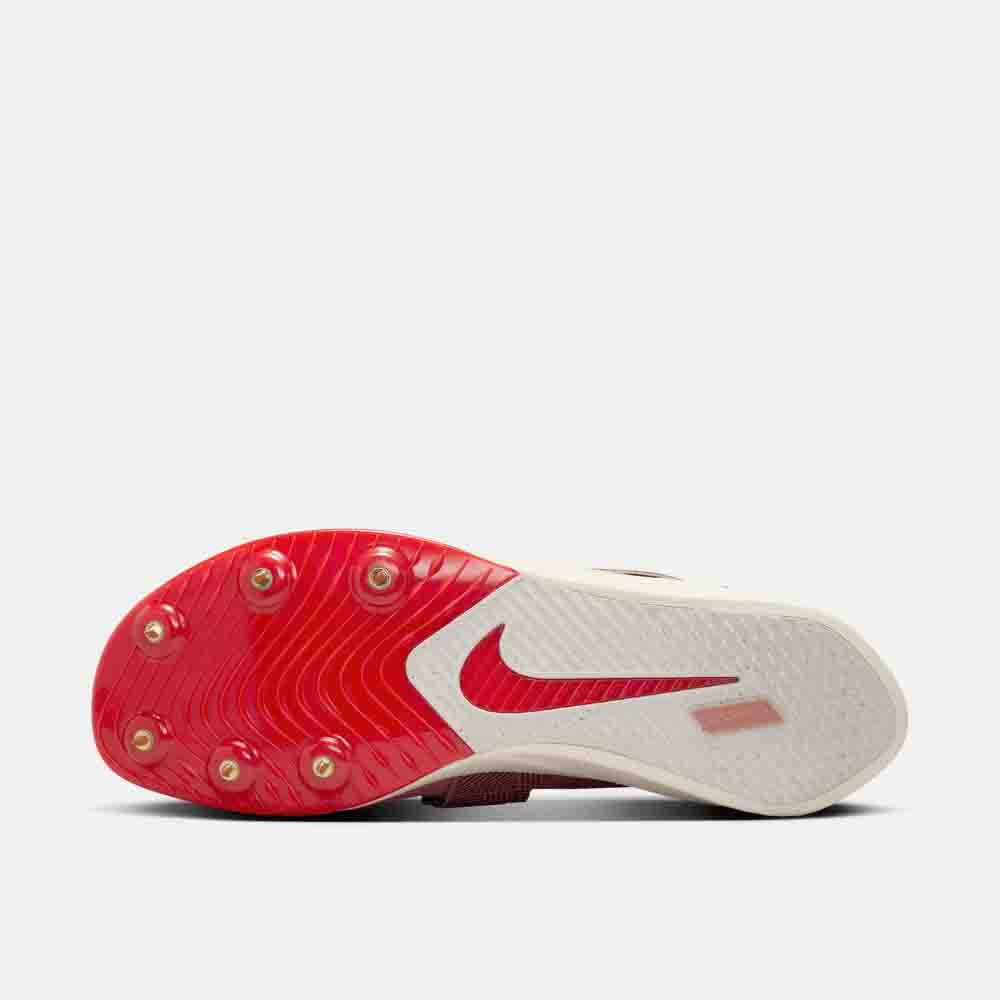 Bottom view of the Nike Rival Jumping Spikes.