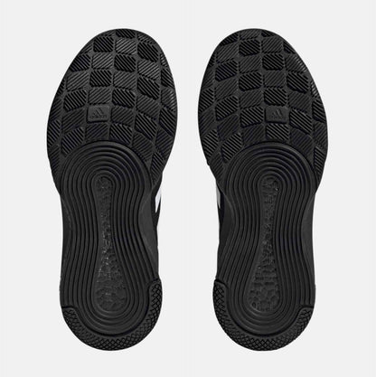 Women's Crazyflight Mid Volleyball Shoes, Core Black/White - SV SPORTS