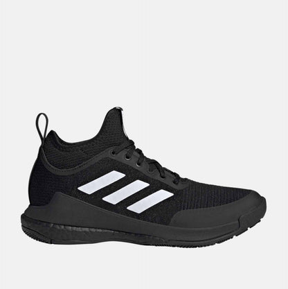 Women's Crazyflight Mid Volleyball Shoes, Core Black/White - SV SPORTS