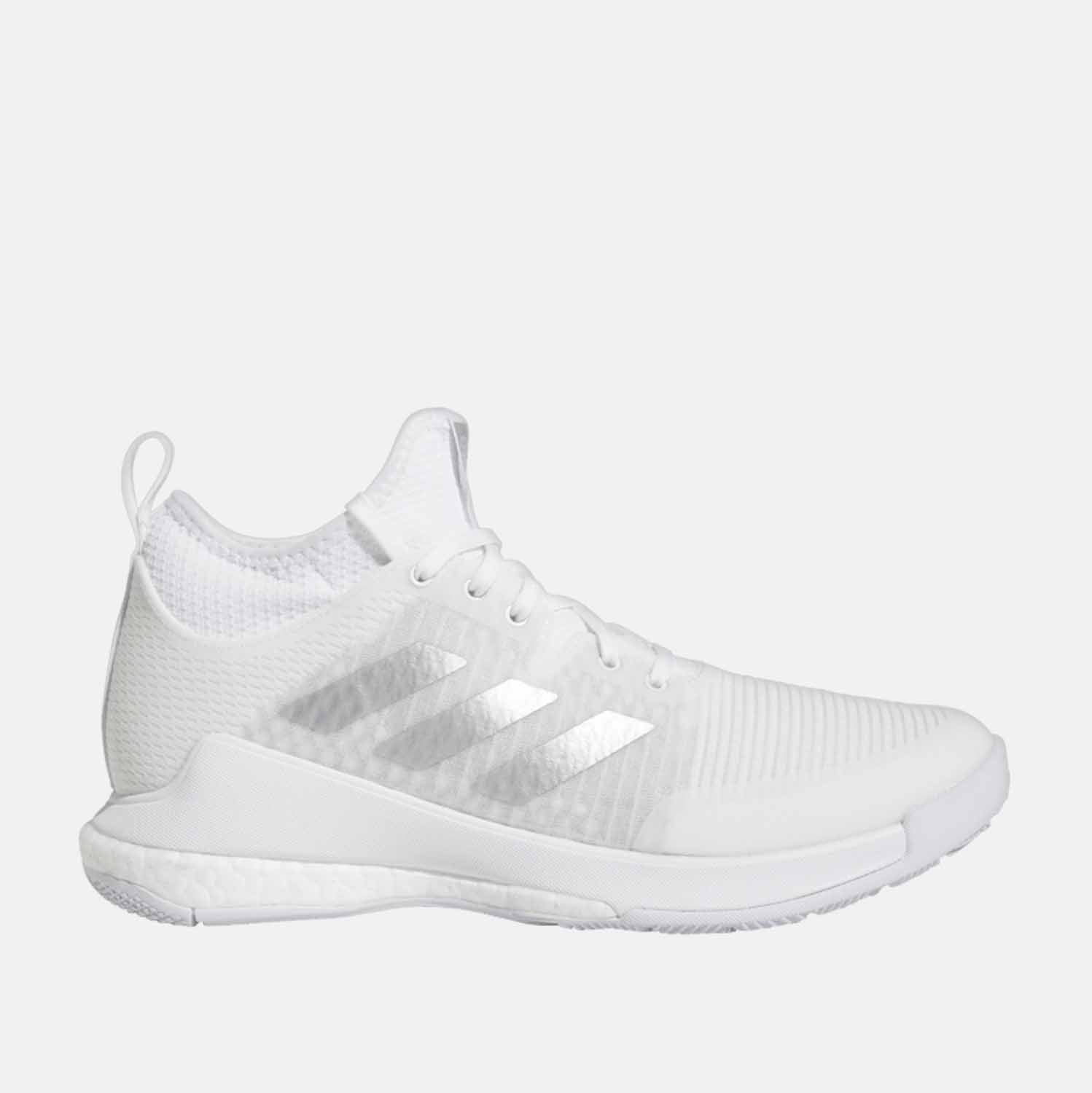 Side view of Women's Adidas Crazyflight Mid Volleyball Shoes.