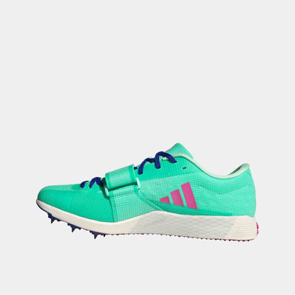 Side medial view of Adidas Adizero Triple Jump and Pole Vault Shoes.