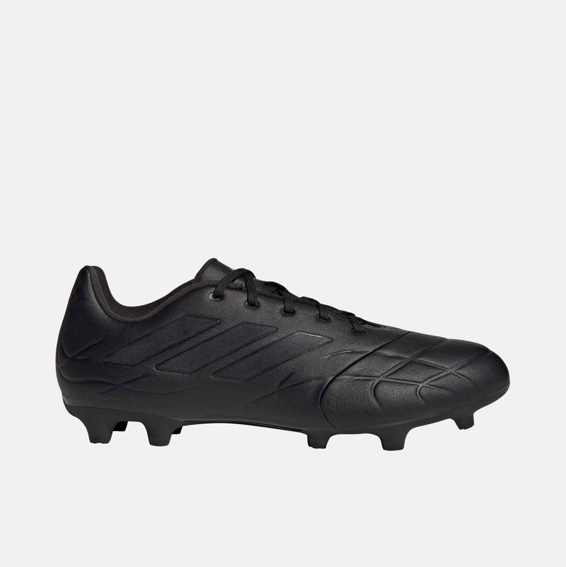 Side view of Adidas Copa Pure 3 Firm Ground Soccer Cleats.