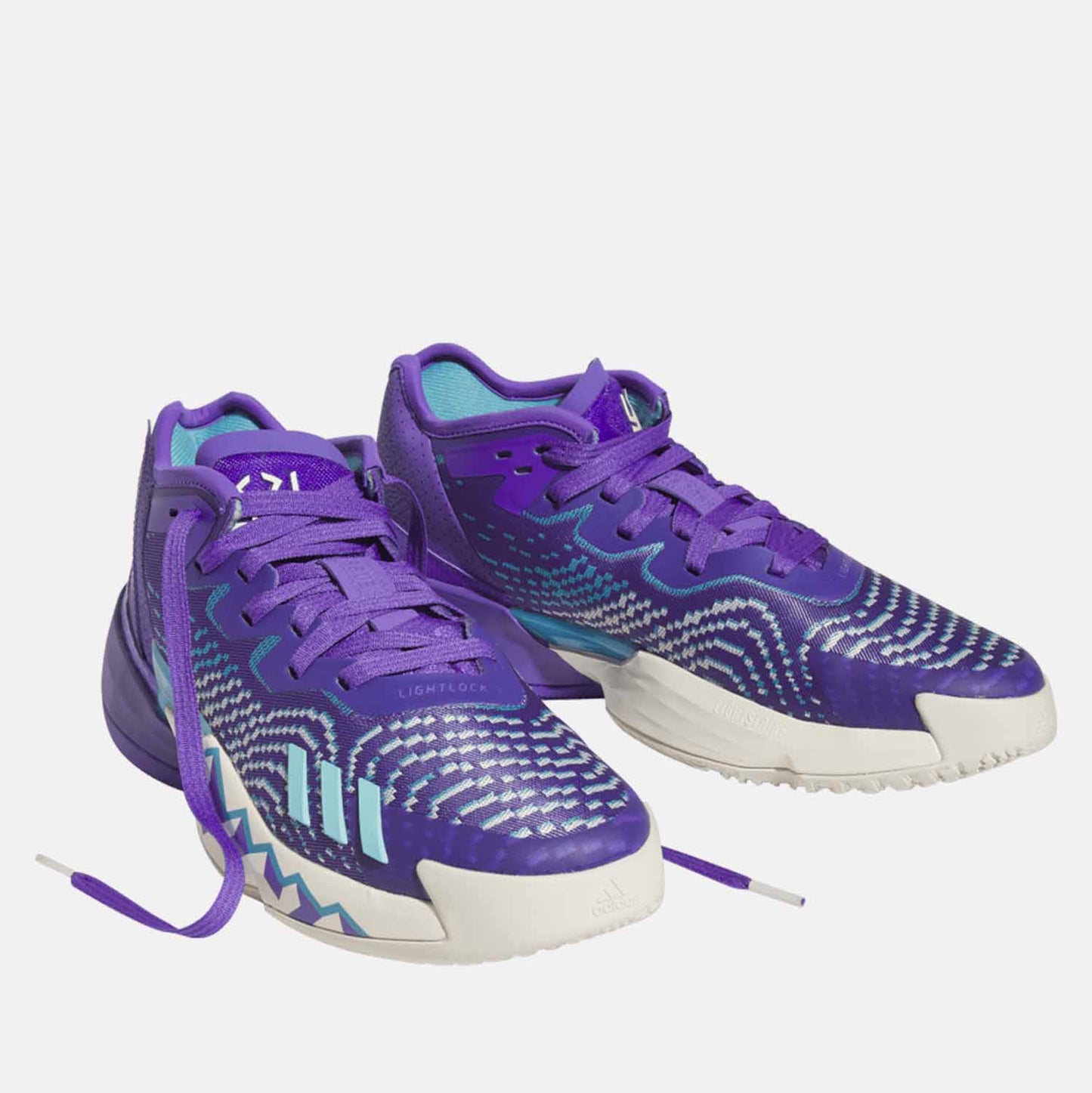 Front view of Men's Adidas D.O.N. Issue 4 Utah Inspired Basketball Shoes.