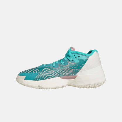 Side medial view of Men's Adidas D.O.N. Issue 4 Basketball Shoes.