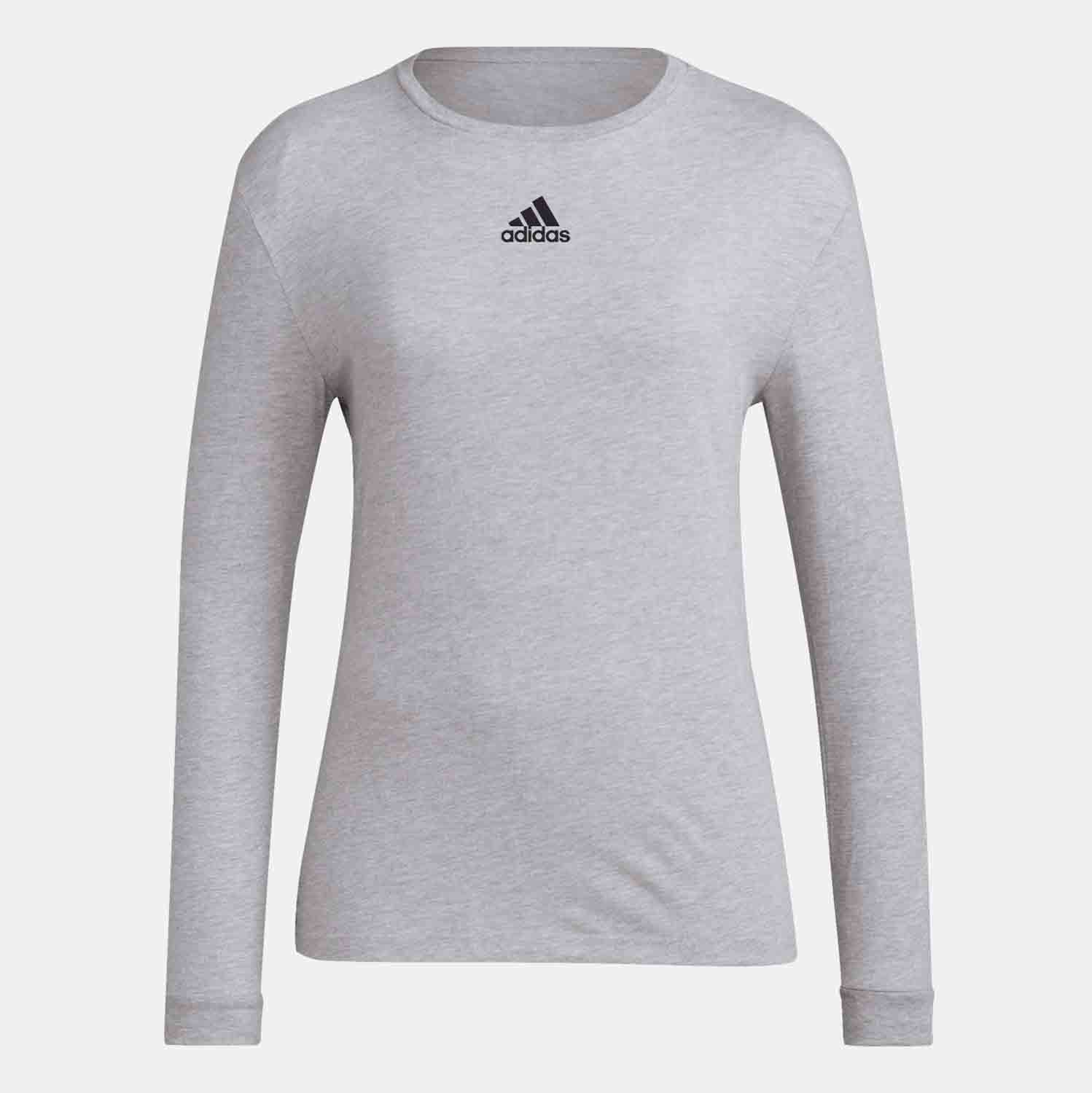 Adidas Women's Pregame Badge of Sport Long-Sleeve Top - SV SPORTS