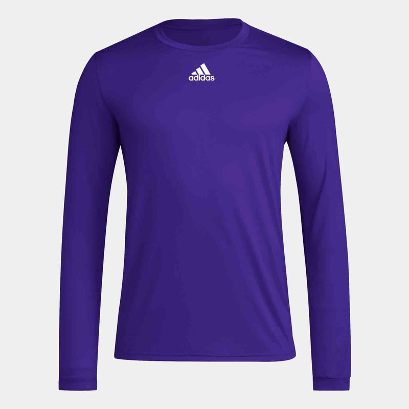 adidas men's dress shirt adidas Pregame BOS Mens Long Sleeve T-Shirt