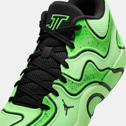 Up close, front view of the Jordan Tatum 3 "6th Man".