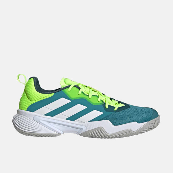 Side view of Men's Adidas Barricade Tennis Shoes.
