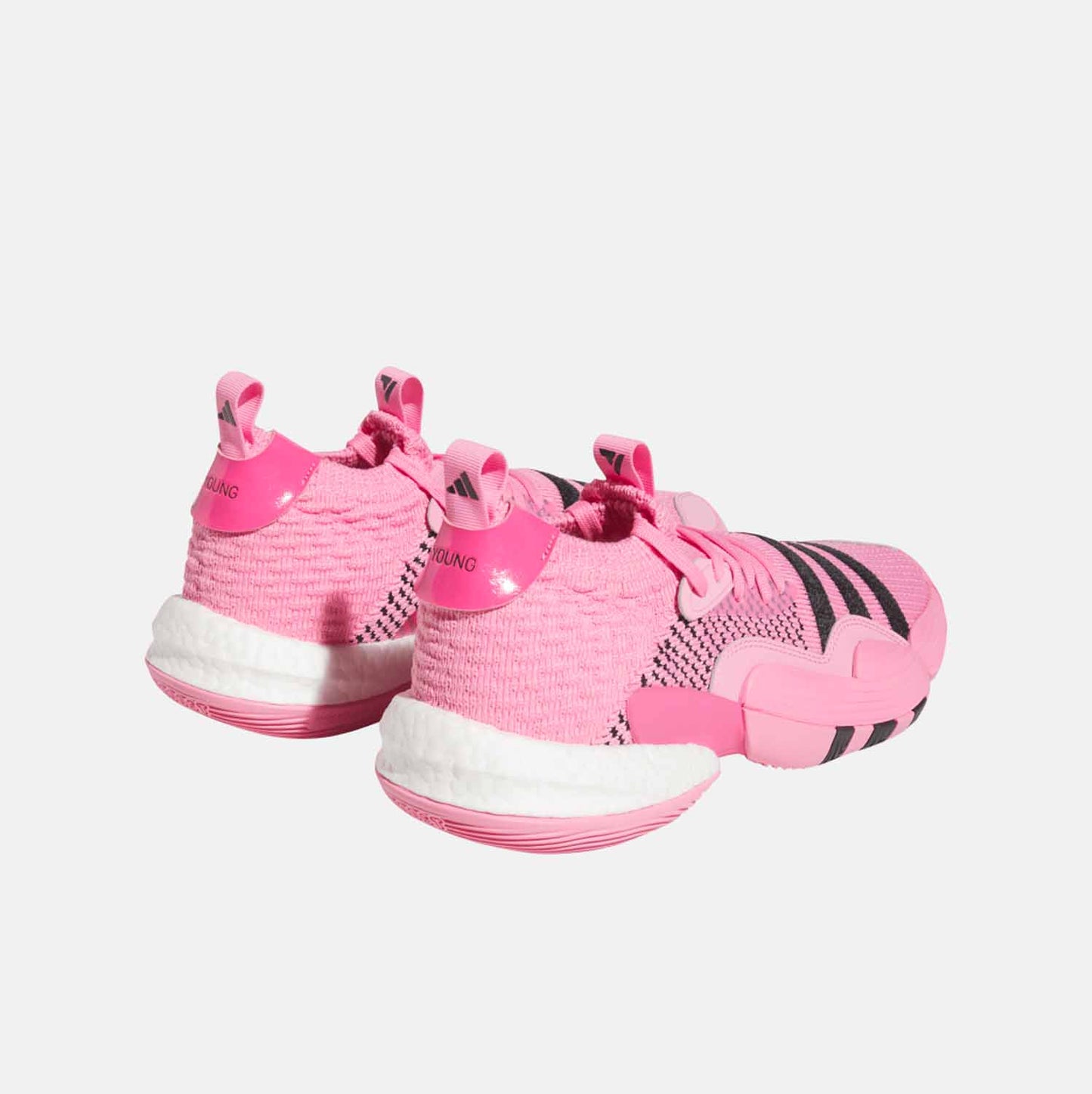 Rear view of Men's Adidas Trae Young 2 Basketball Shoes.