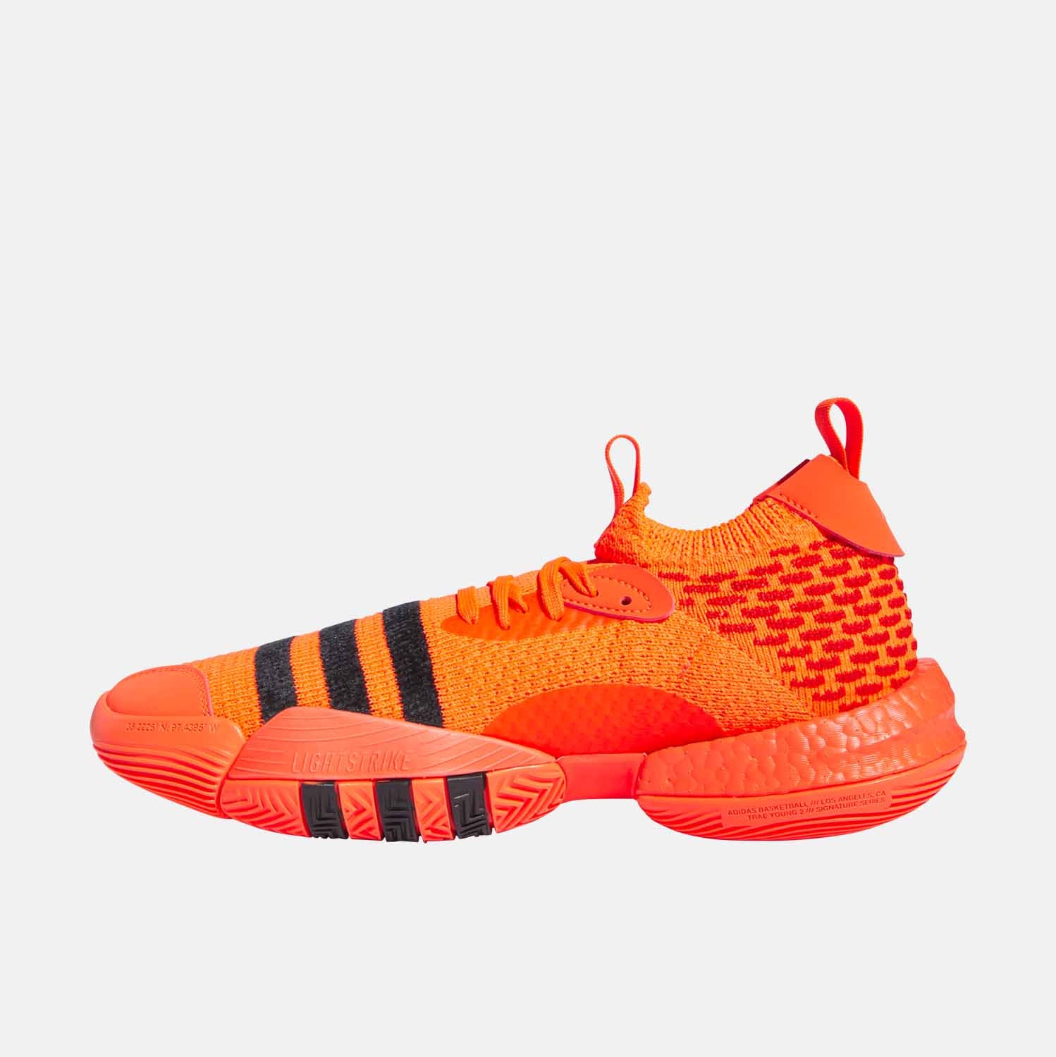 Side medial view of Men's Adidas Trae Young 2 Low.