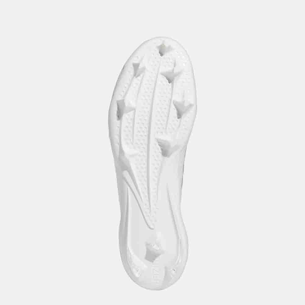 Bottom view of the Adidas Men's Adizero Electric+ Football Cleats.
