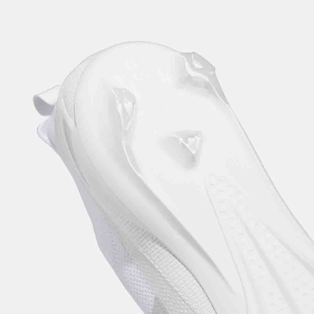 Up close, rear view of the Adidas Men's Adizero Electric+ Football Cleats.