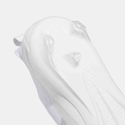 Up close, rear view of the Adidas Men's Adizero Electric+ Football Cleats.