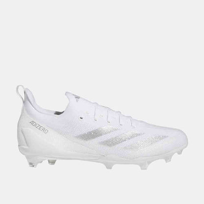 Side view of the Adidas Men's Adizero Electric+ Football Cleats.