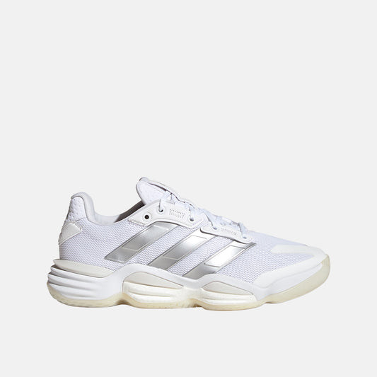 Side view of the Adidas Women's Stabil 16 Indoor Shoes.