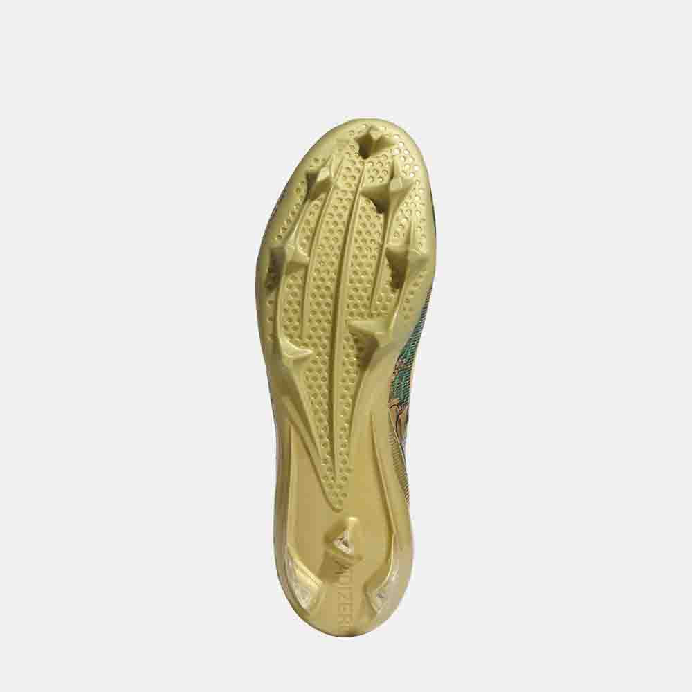 Bottom view of the Men's Adidas Adizero Electric Football Cleats.