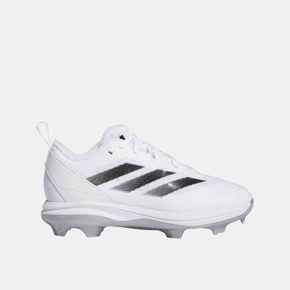 Side view of the Kids' Adidas Adizero Instinct TPU Baseball Cleats.