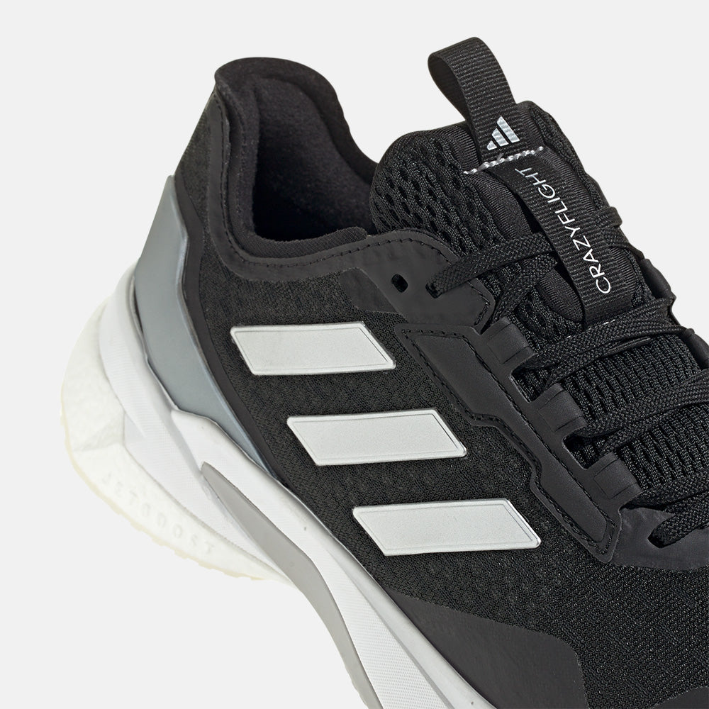 Up close, rear view of the Adidas Women's Crazyflight 5 Indoor Shoes.