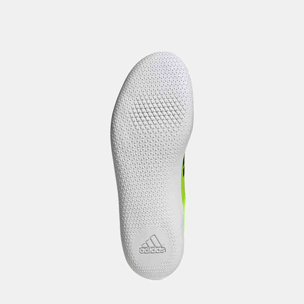Bottom view of the Adidas Throwstar Throwing Spikes.