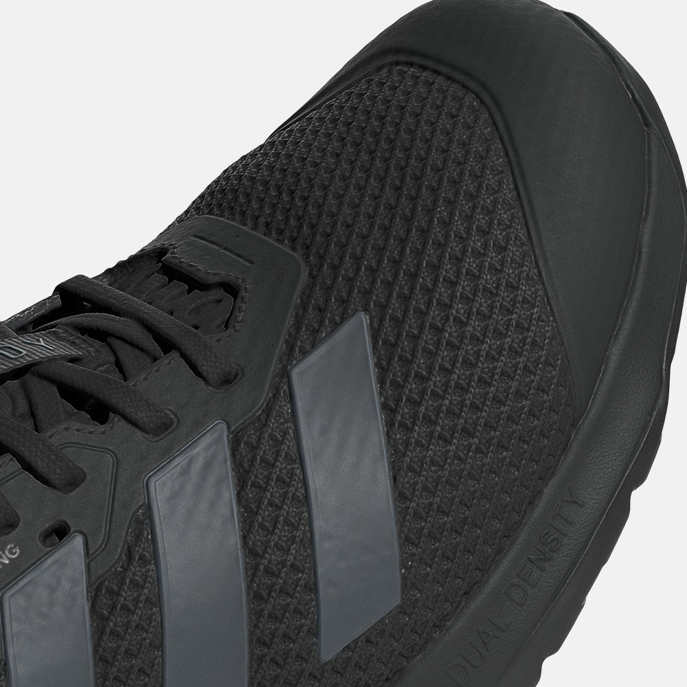 Up close, front view of the Adidas Dropset 3 Trainer.