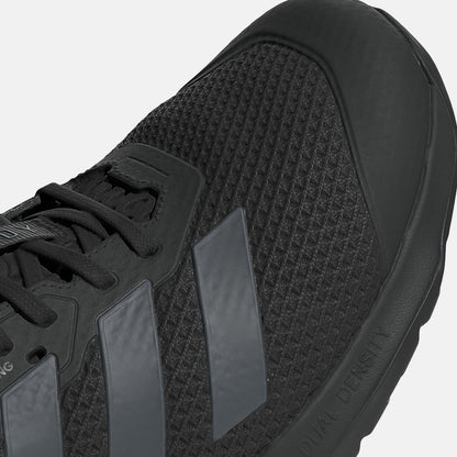 Up close, front view of the Adidas Dropset 3 Trainer.