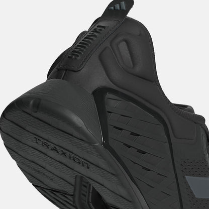 Up close, rear view of the Adidas Dropset 3 Trainer.