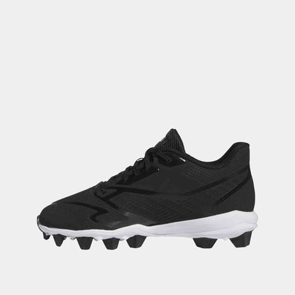 Side medial view of Kids' Icon 8 MD Baseball Cleats.
