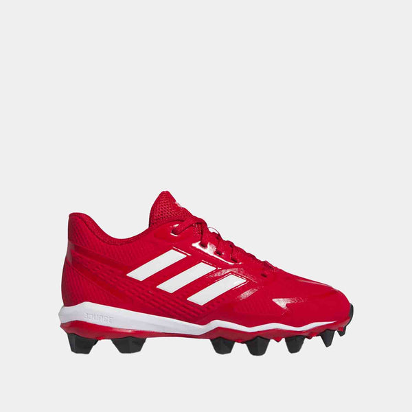 Side view of Kids' Adidas Icon 8 MD Baseball Cleats.