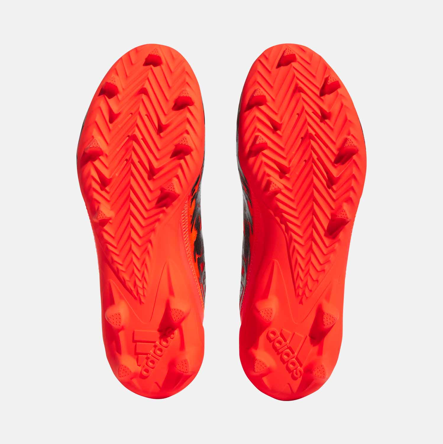 Bottom view of Adidas Adizero 12.0 Poison Football Cleats.