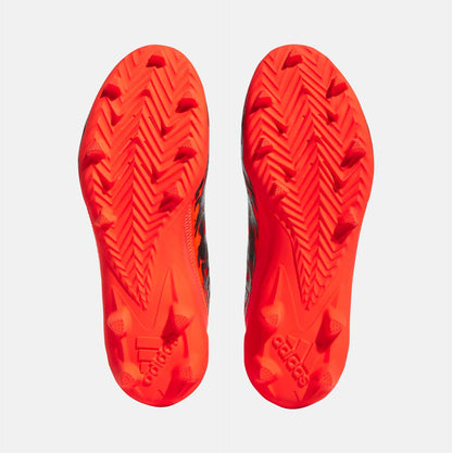 Bottom view of Adidas Adizero 12.0 Poison Football Cleats.