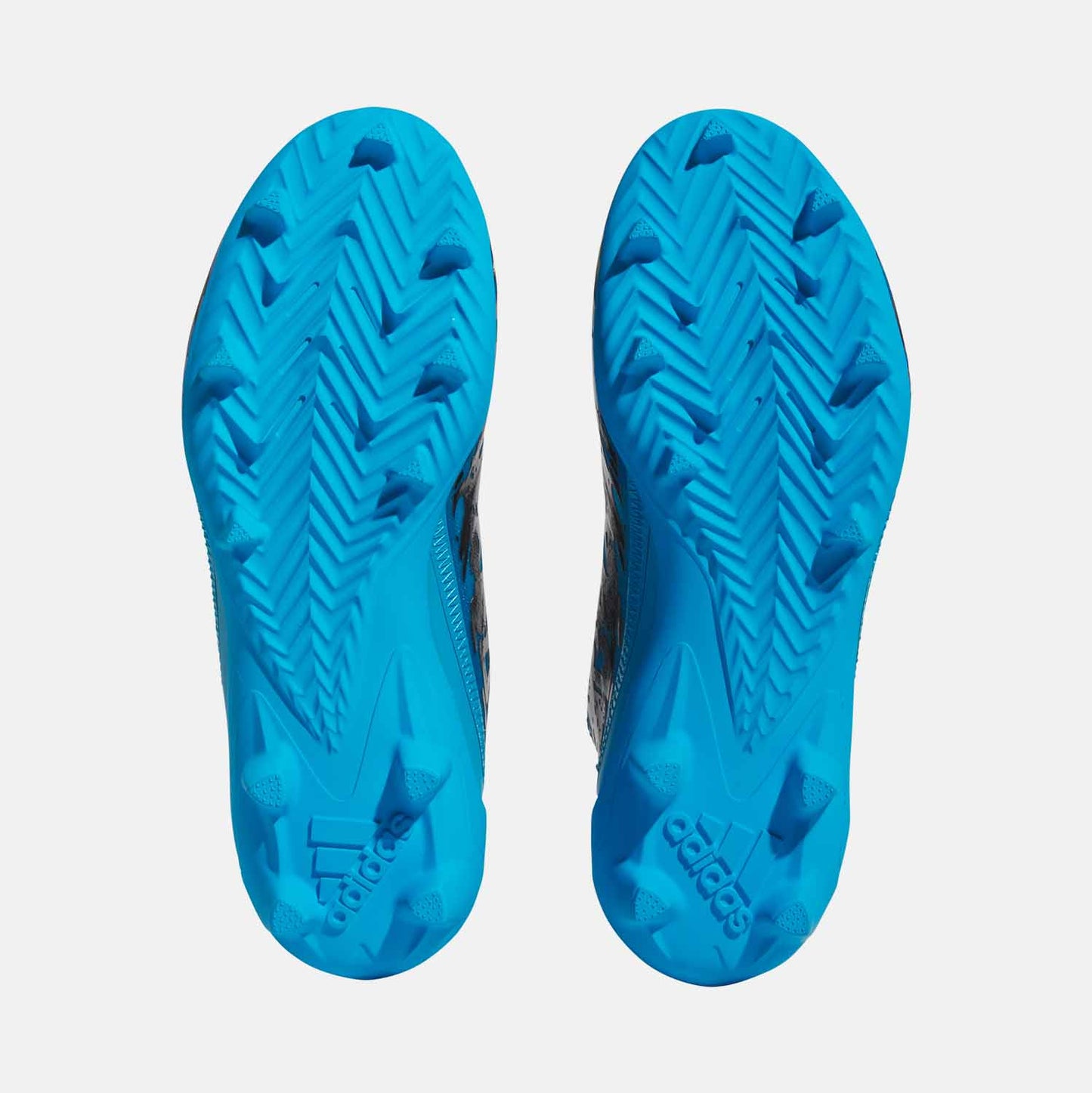 Bottom view of Adidas Adizero 12.0 Poison Football Cleats.