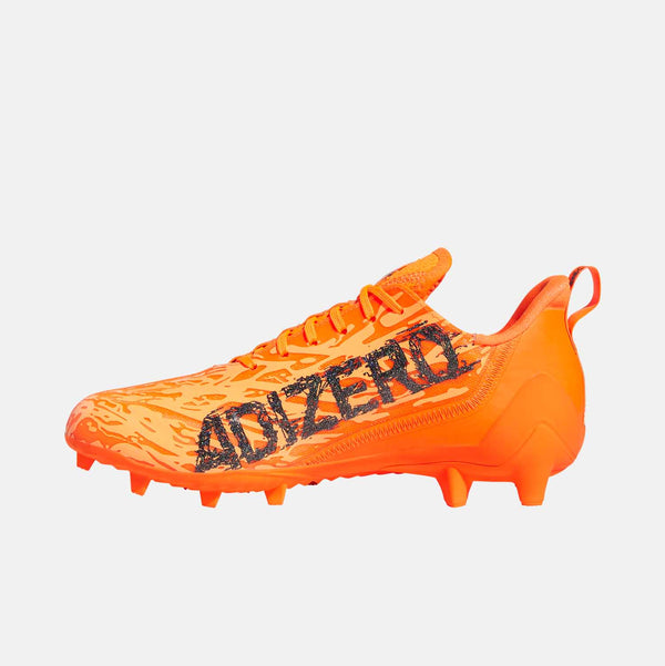 Men's Adizero 12.0 Low Pick Your Poison Football Cleats, Solar Orange