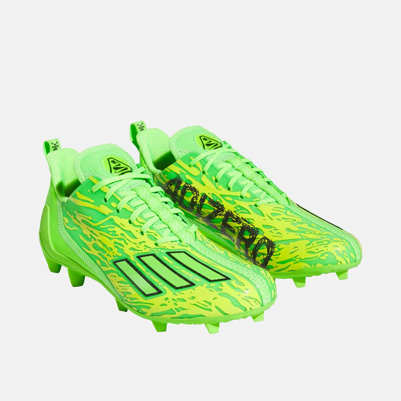 Front view of Adidas Adizero 12.0 Poison Football Cleats.