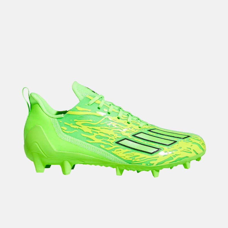 Side view of Adidas Adizero 12.0 Poison Football Cleats.