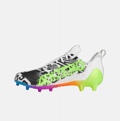 Side view of Adidas Adizero 12.0 Mismatch Football Cleats.
