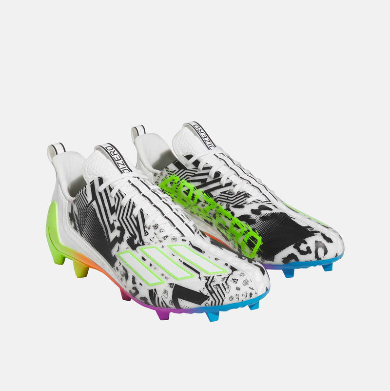 Front view of Adidas Adizero 12.0 Mismatch Football Cleats.