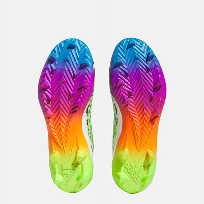 Bottom view of Adidas Adizero 12.0 Mismatch Football Cleats.