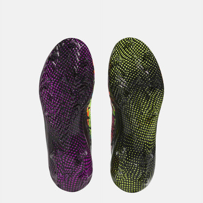 Bottom view of Adidas Adizero 12.0 Mismatch Football Cleats.