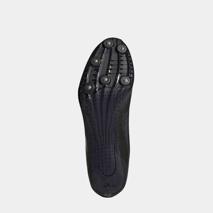 Bottom view of Adidas Sprintstar Sprinting Spikes.