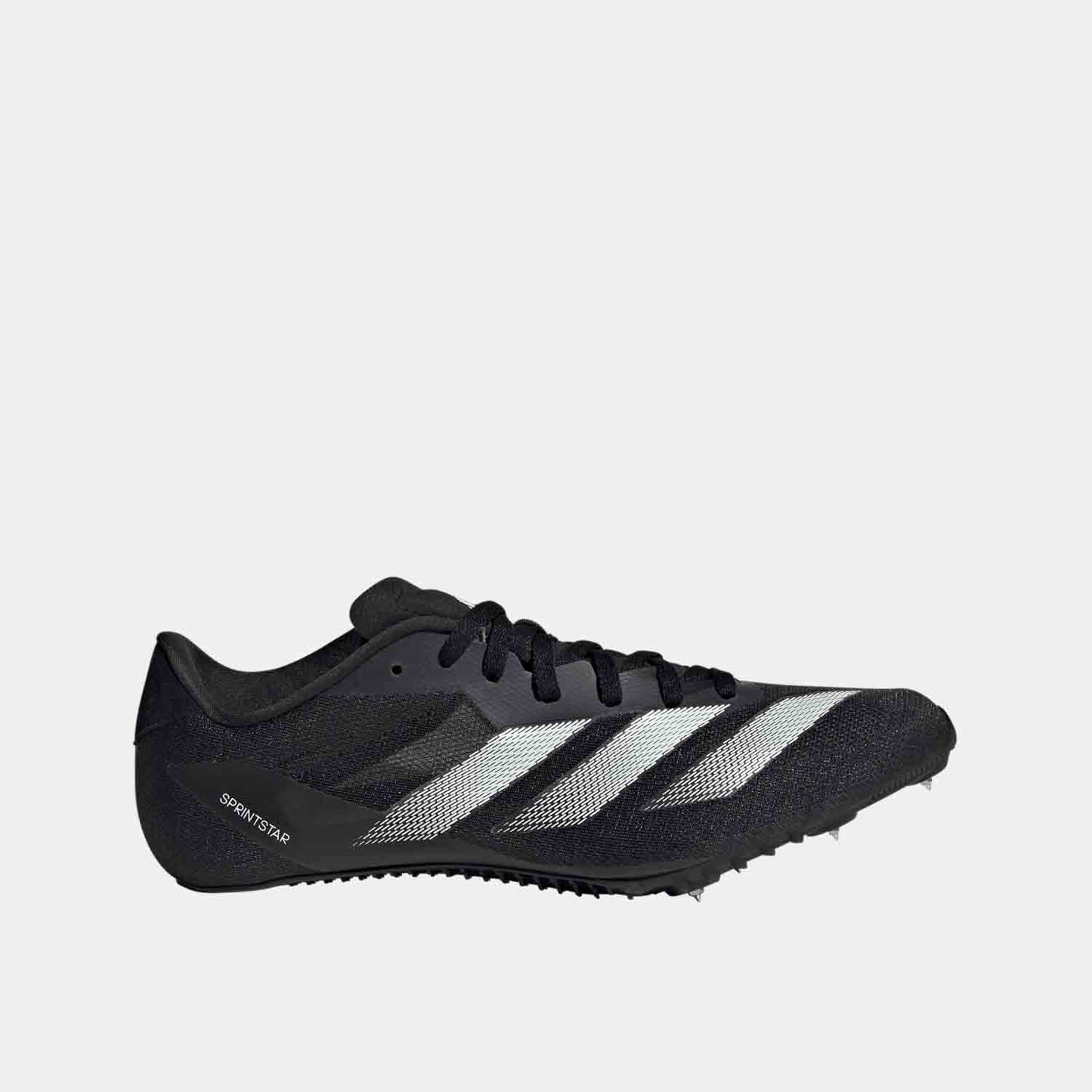 Side view of Adidas Sprintstar Sprinting Spikes.